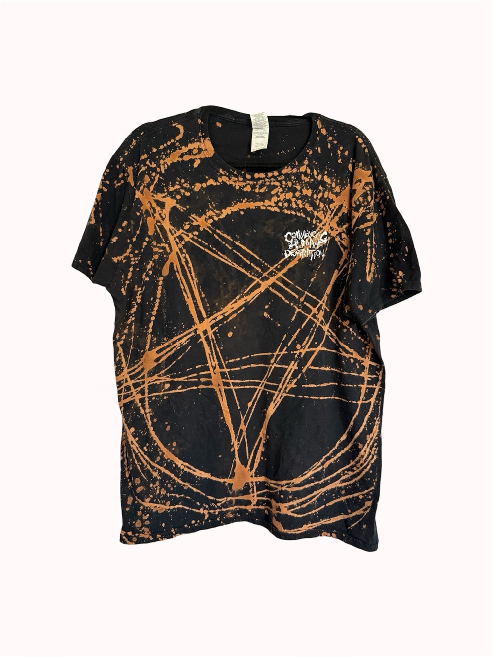 Commencing Human Desperation - Winnipeg deathcore bleached tee